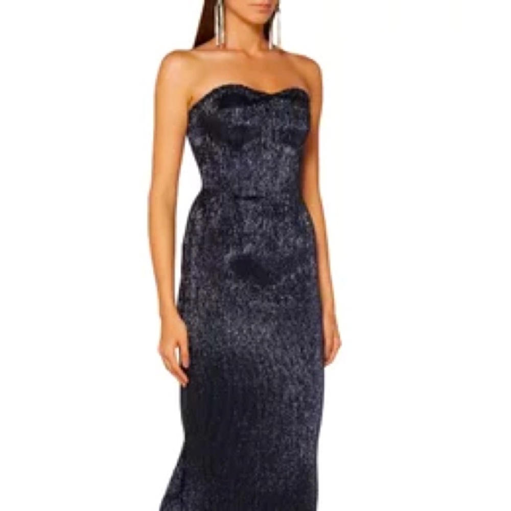 MARIA LUCIA HOHAN Nura Navy Gown